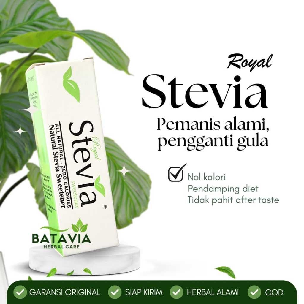 

Royal Stevia Cair Pemanis Alami Natural Sweetener Diabetes Diet