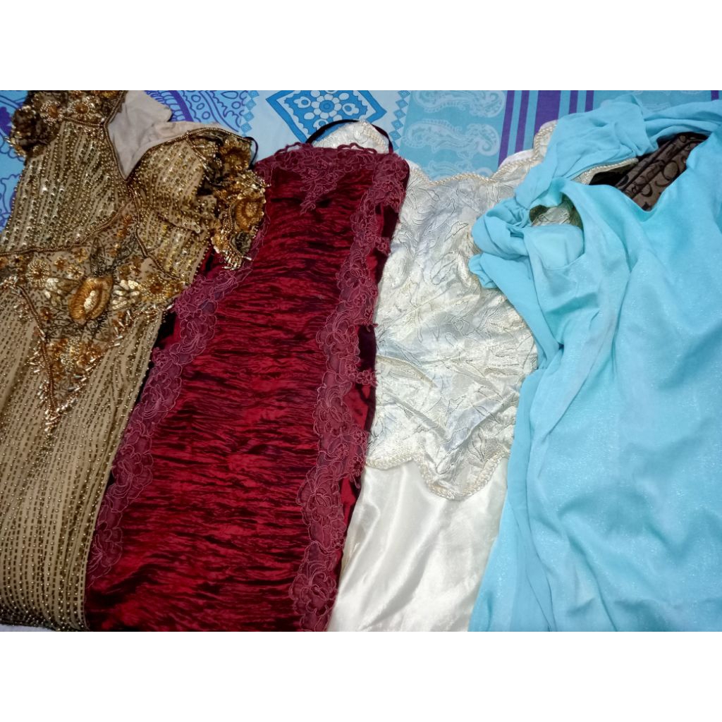 (PRELOVE) dress baju pesta yearbook vintage aesthetic