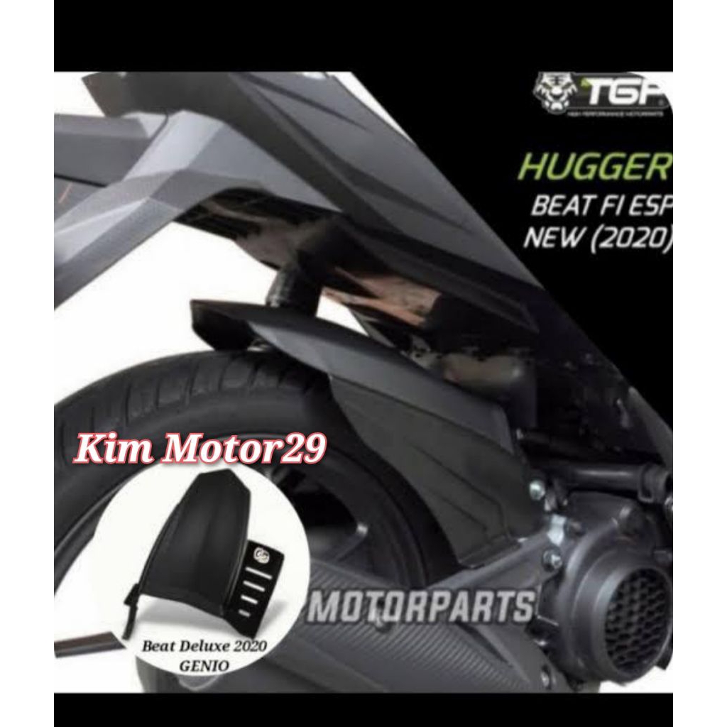 TGP spakbor kolong beat 2020 / beat deluxe hugger spakboard kolong beat deluxe TGP Motorcycle