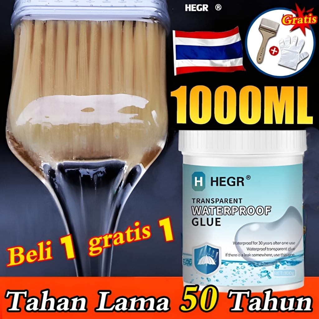 mekar_noto - lem anti air 300ml - lem kuat untuk atap, sepatu, kayu, plastik cepat kering shopee