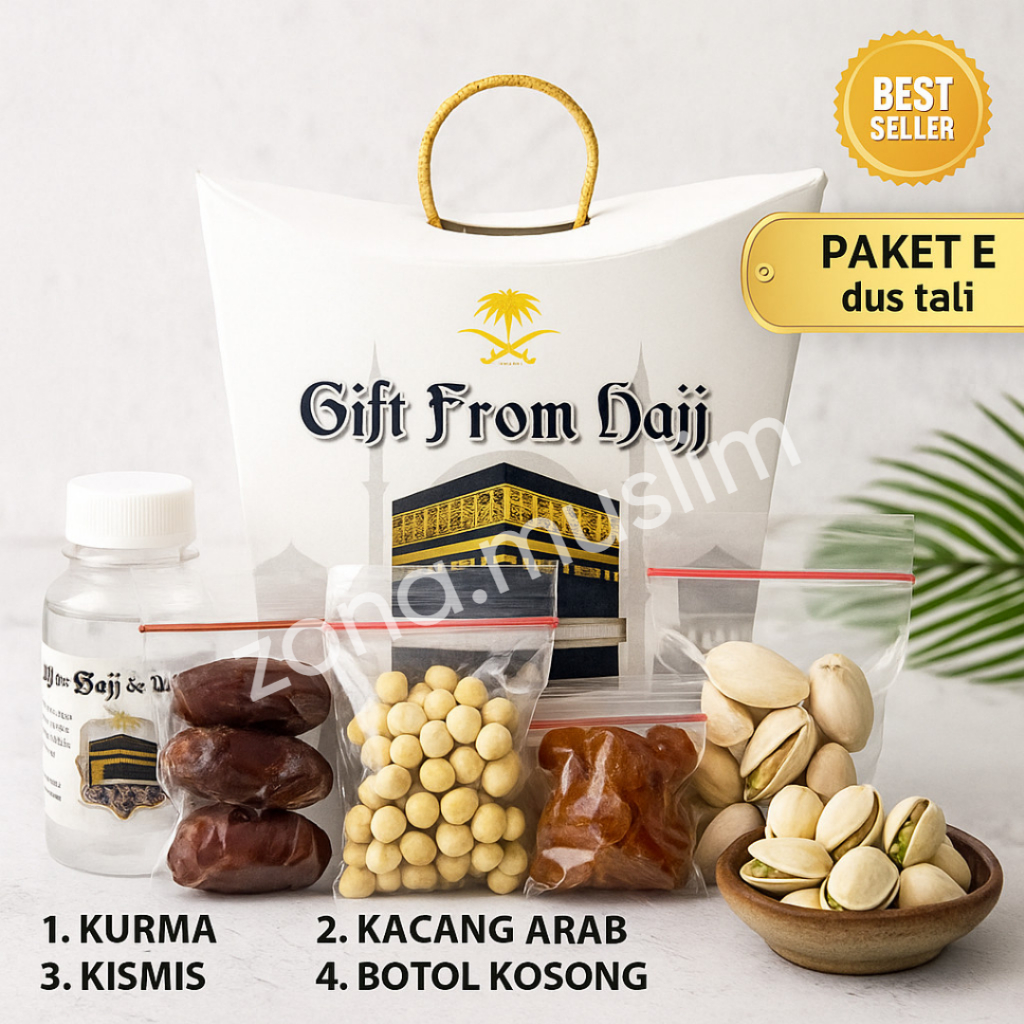 

Paket E oleh-oleh haji dan umroh TANPA AIR ZAM-ZAM