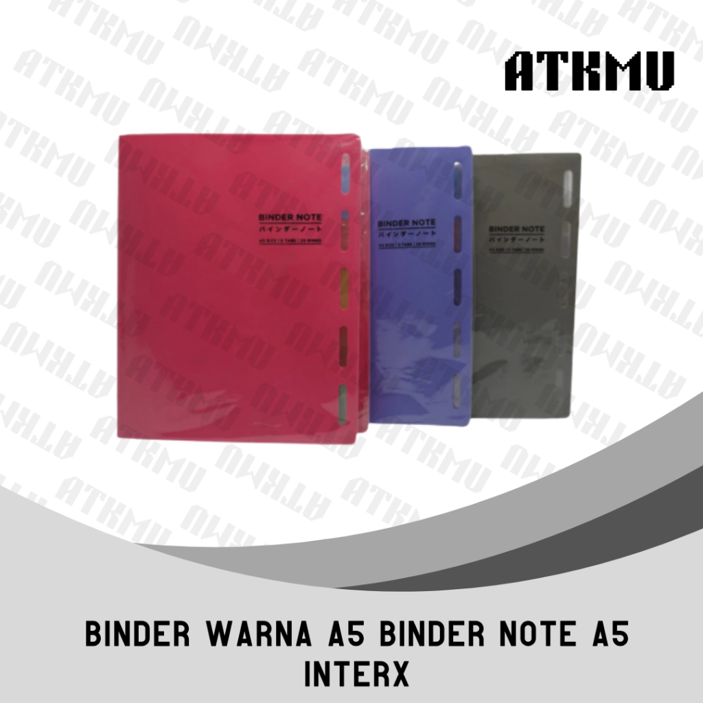 

InterX Binder Warna A5 Binder Note A5