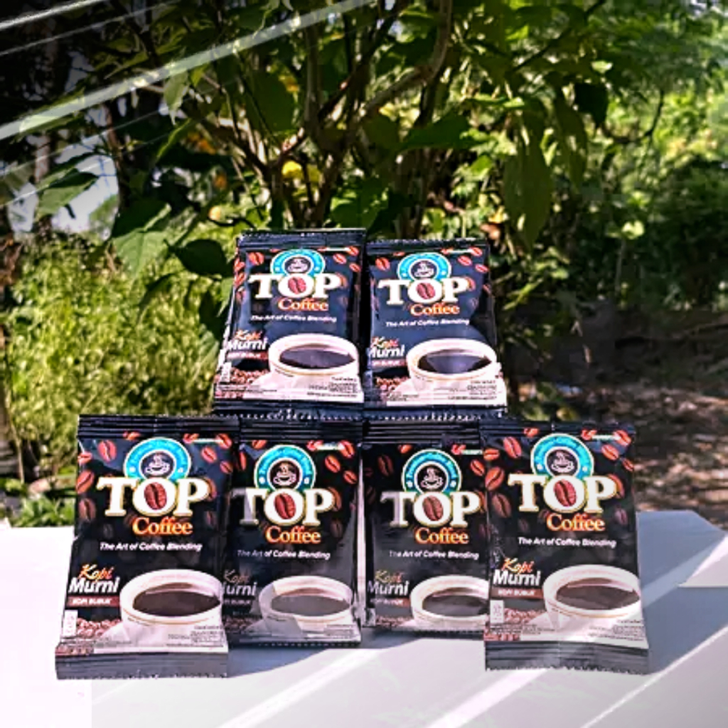 

Top Coffe Murni Sachet 7 Gram Top Kopi Hitam Tanpa Gula isi 13 Sachet