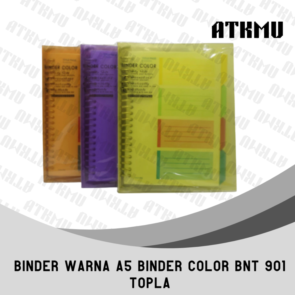 

Topla | BNT 901 |Binder Warna A5 TOPLA / Binder Color A5