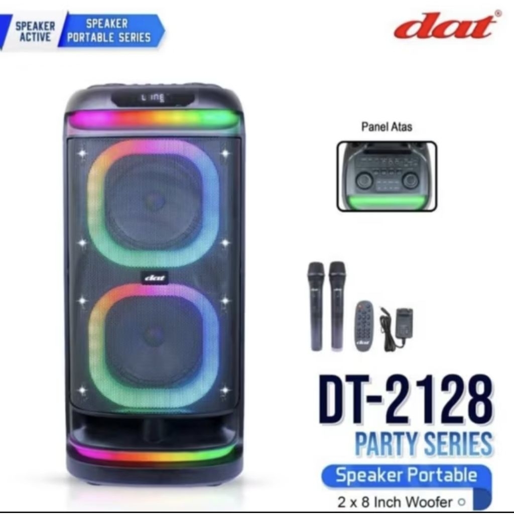 speaker portable dat dt2128 party series originalnew model DAT DT 2128