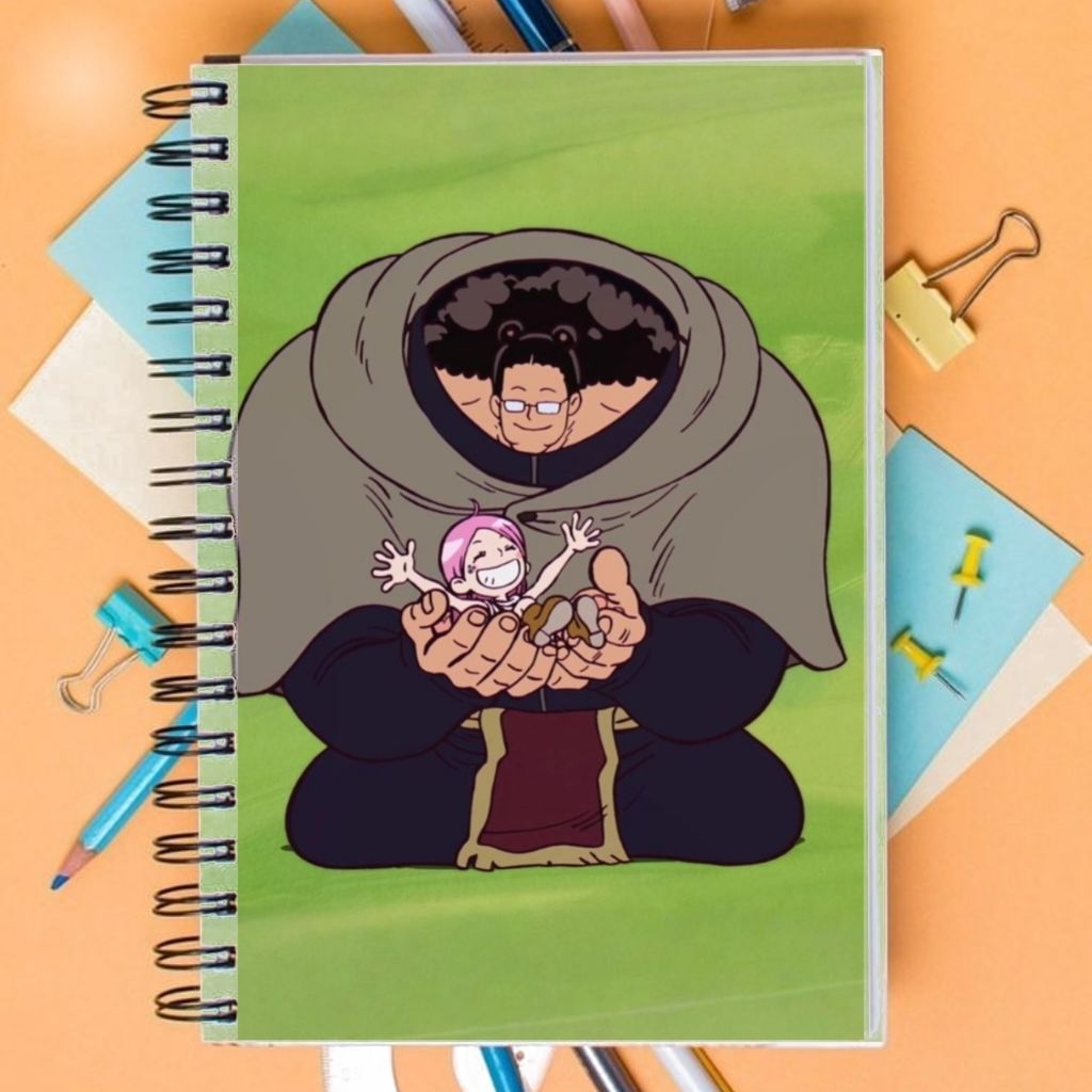 

Pocket NoteBook A5 Spiral Kuma dan Boney Custom Nama