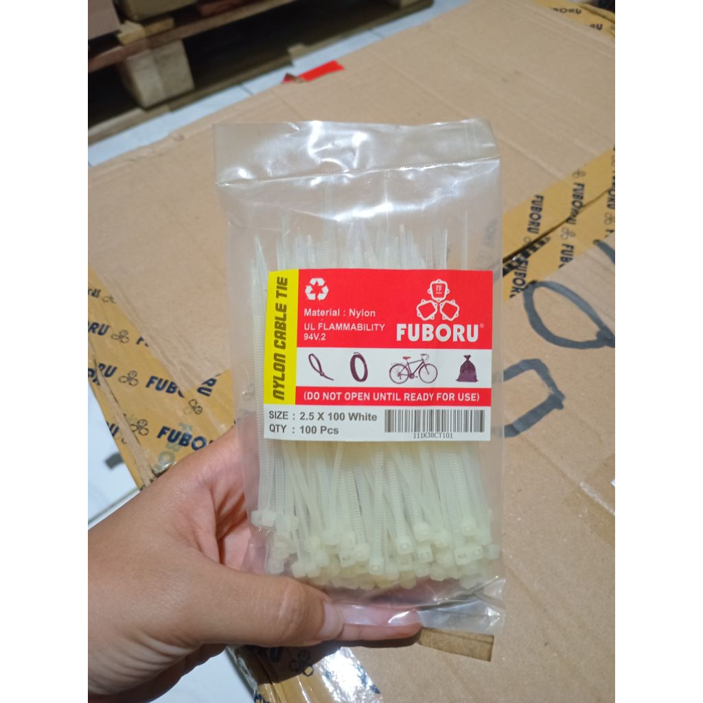 

KABEL TIES Putih 2.5 x 100mm