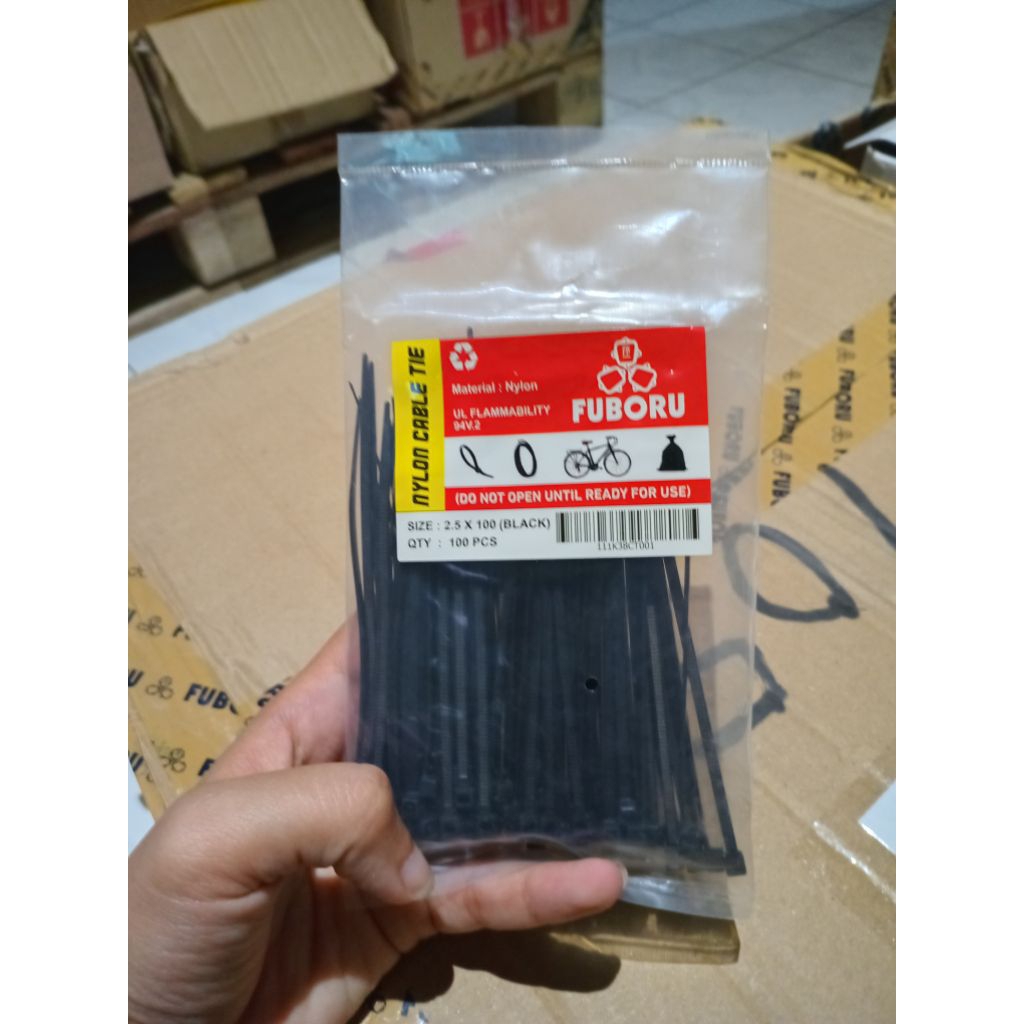 

KABEL TIES Hitam 2.5 x 100mm