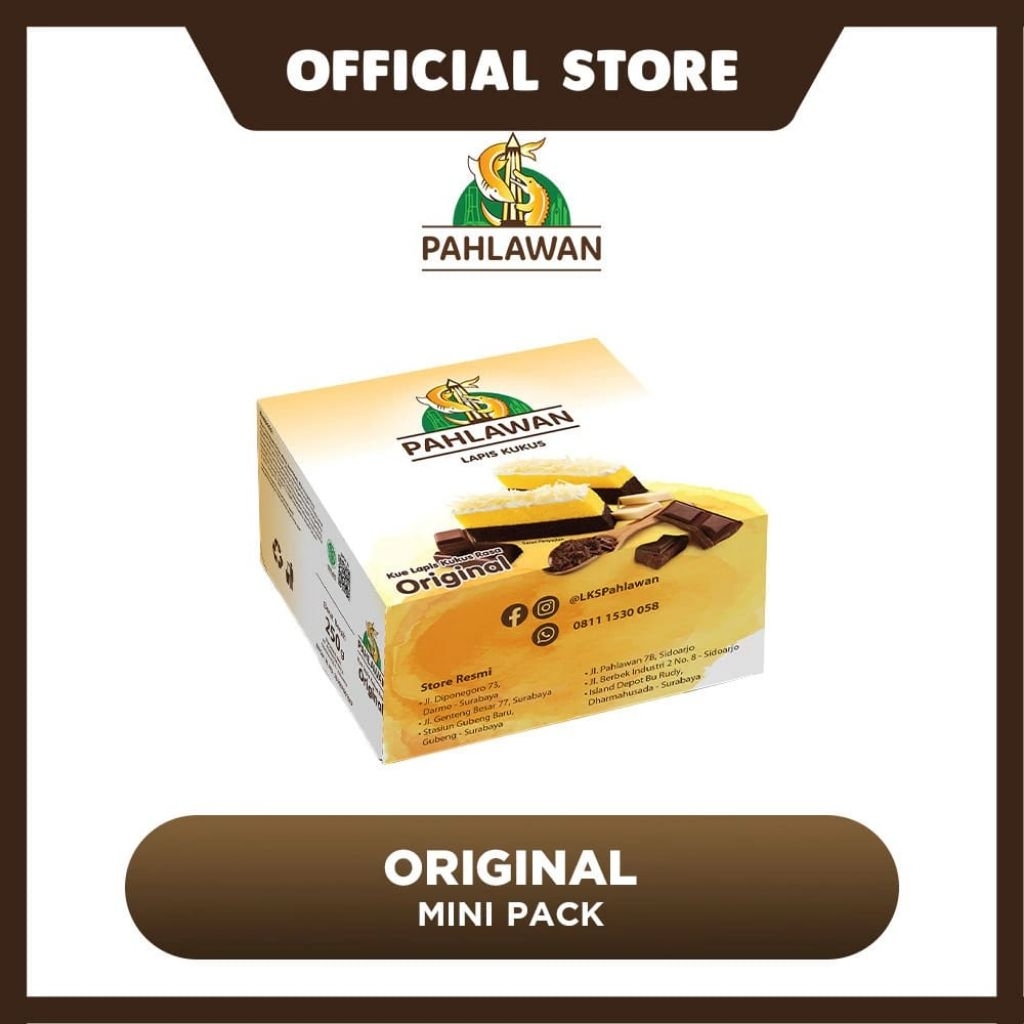 

Lapis Kukus Pahlawan Original Mini 250 gram