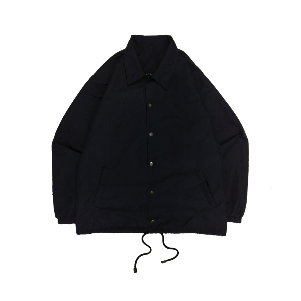 ECCHESS Jaket Coach Polos Waterproof Pria Wanita full Warna