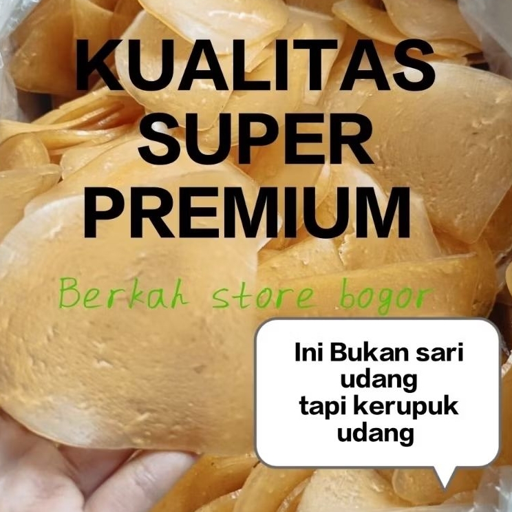 

Kerupuk Udang Mentah 2 kg Kualitas Super Premium Gurih dan Renyah