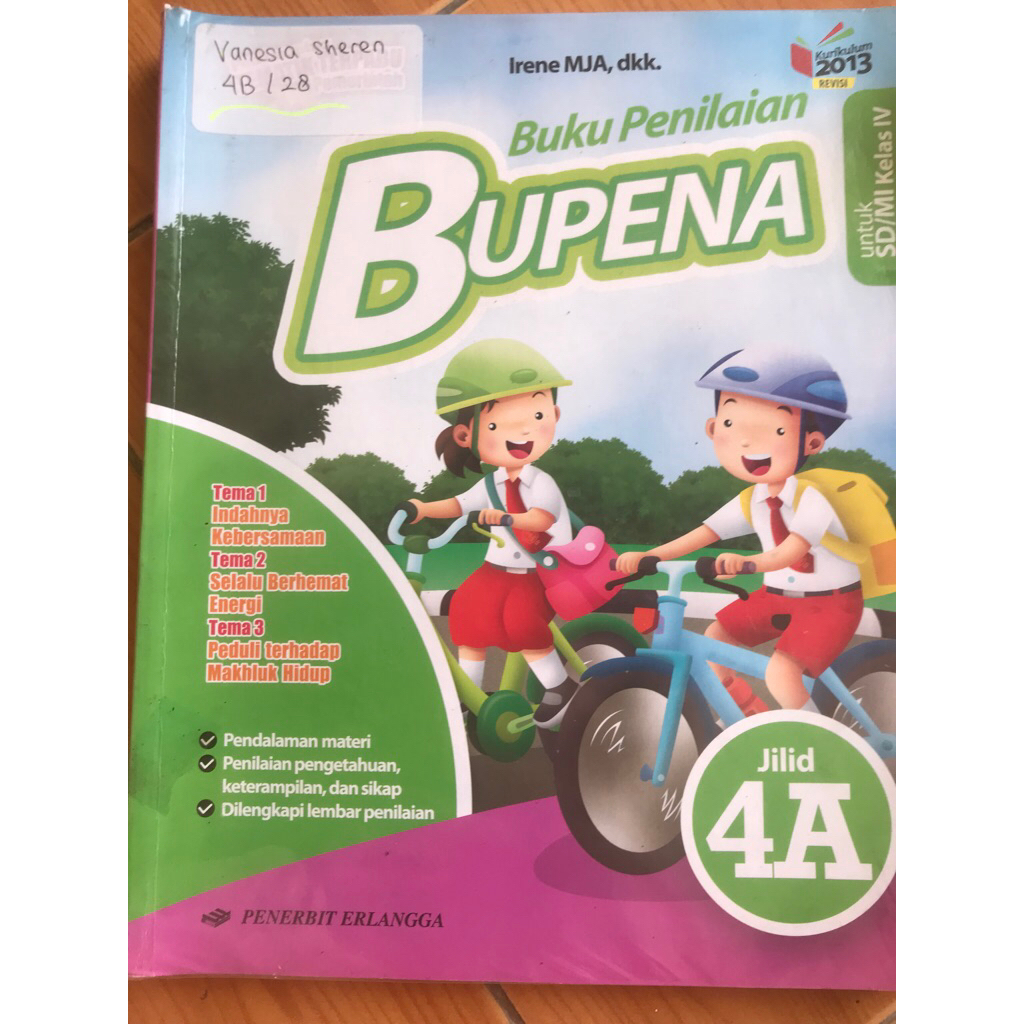 buku bekas bupena jilid 4a