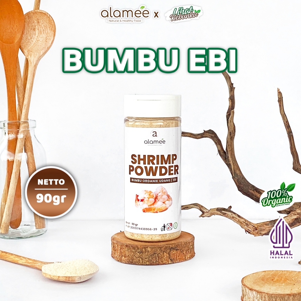 

ALAMEE Bubuk Ebi Halus Kering Udang Bumbu Dapur Organik Shrimp Powder Tabur 90gr LIHAT KEBUNKU