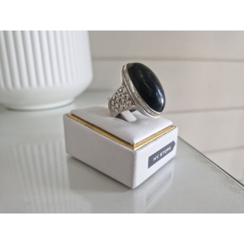 Batu Cincin Galih Kelor Serat Emas Babon