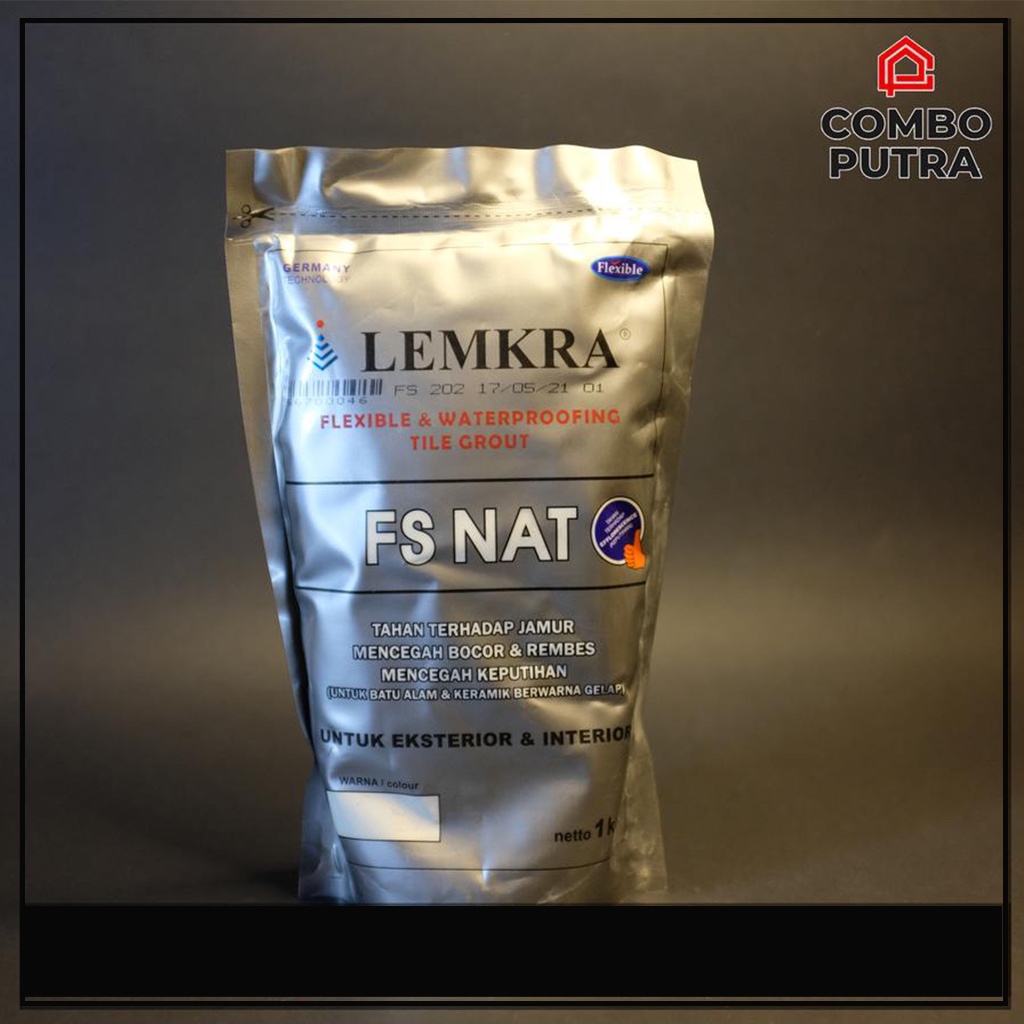 Nat Keramik Lemkra 1kg FS 202 Natural White