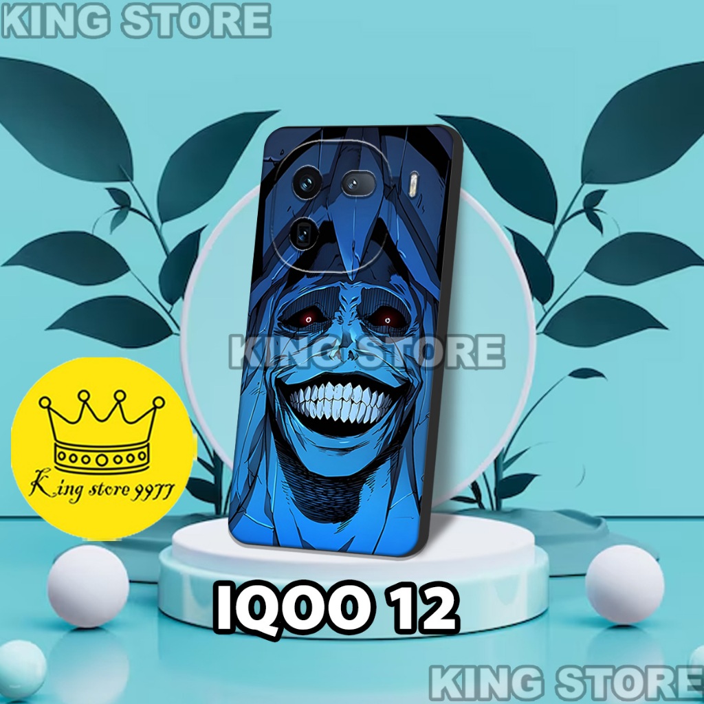(KS22) Softcase karet untuk hp IQOO 12/Motif Anime/casing IQOO 12/case IQOO 12 2025/silikon IQOO 12/