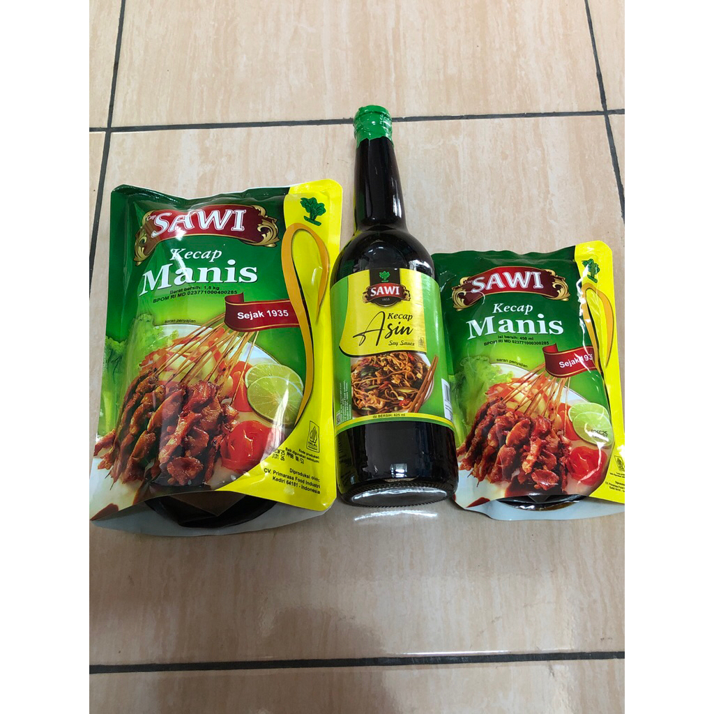 

Paket Hemat Kecap Asin dan Kecap Manis 450ml, 1,5kg