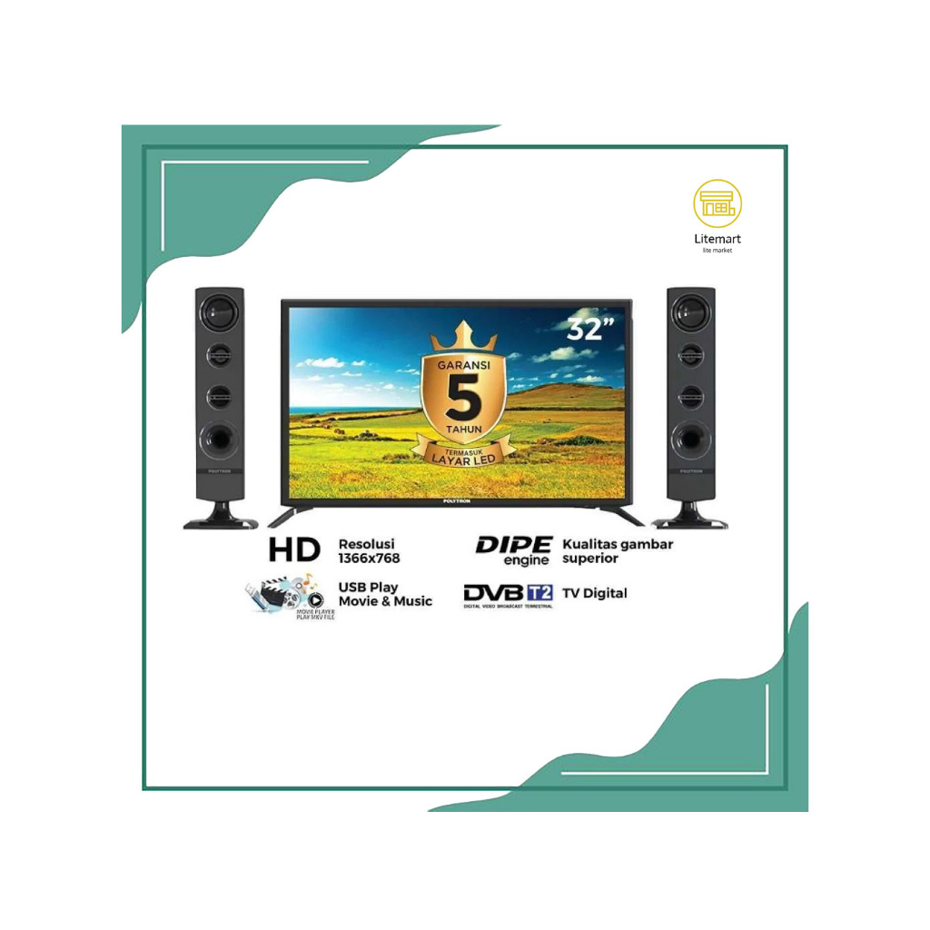 POLYTRON LED DIGITAL TV 32'' PLD-32TV1755