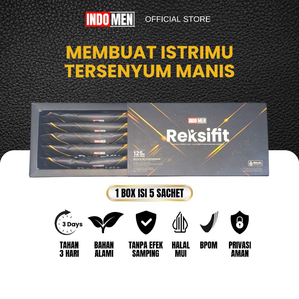 

INDOMEN Reksifit 1 Box 5 Sachet Kopi Vitalitas Suami