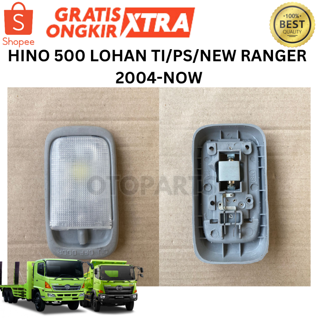 INTERIOR LAMP LAMPU PLAFON HINO 500 LOHAN NEW RANGER 235 260 TI PS J08C J08E 24V