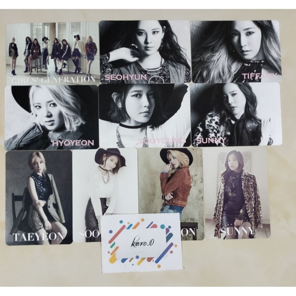 SNSD Girls' Generation ~Phantasia~ 4th Japan Tour Trading Card/Postcard/Photocard