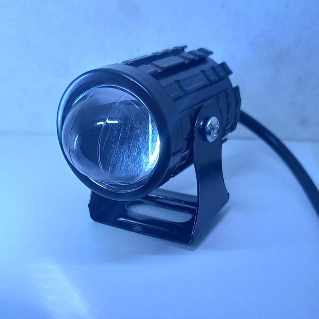 Lampu sorot tembak led laser 3mata 1mata lensa besar