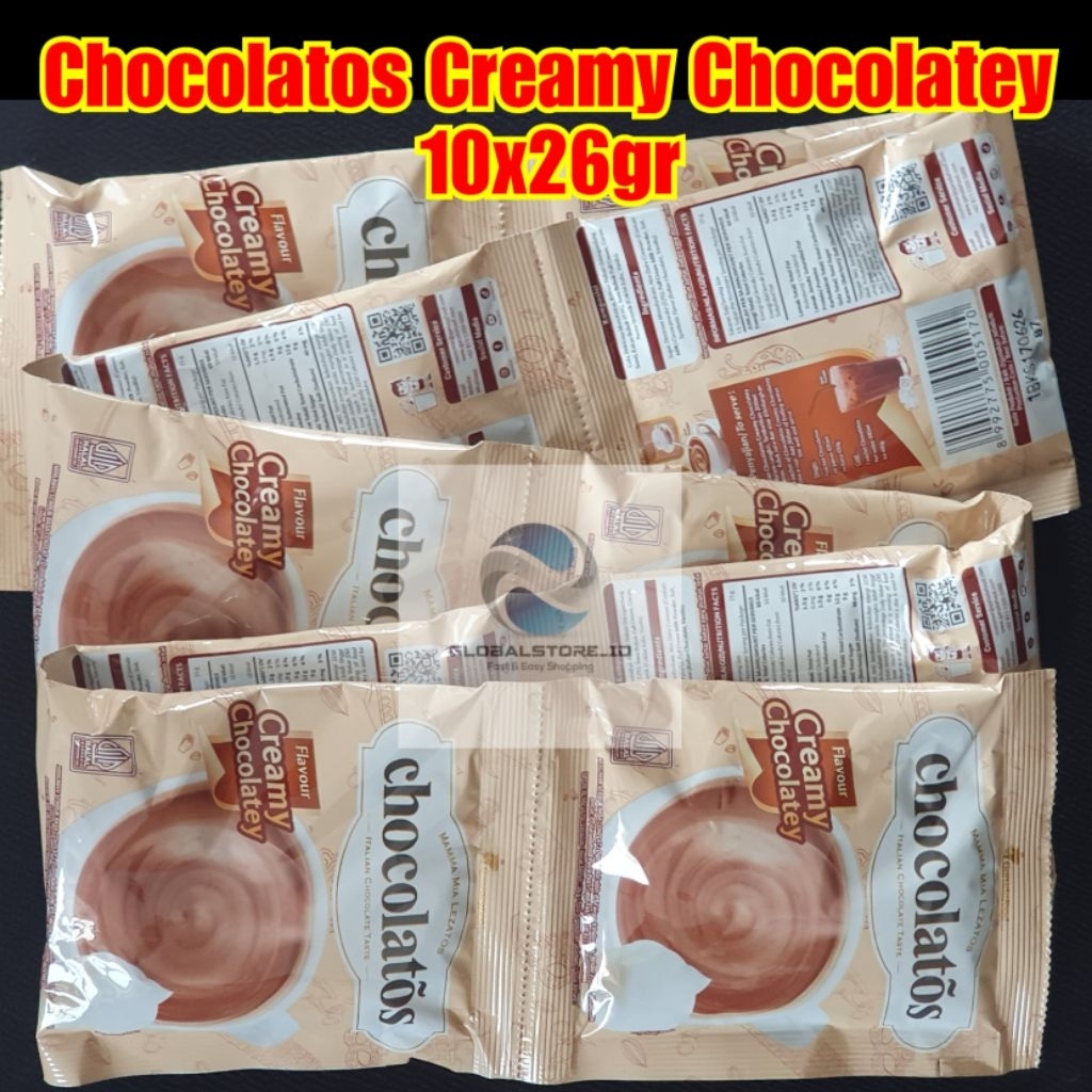 

Chocolatos creamy chocolatey renceng 10x26gr