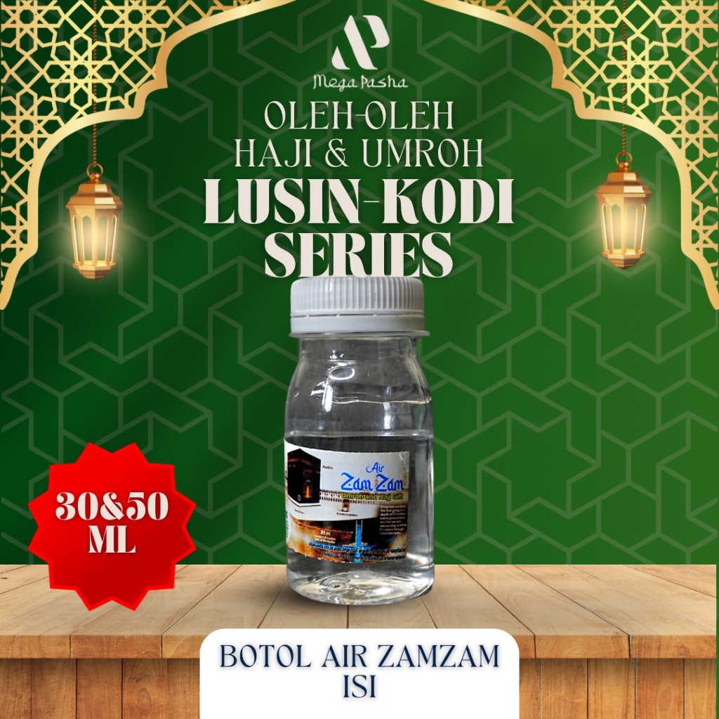 

Botol Isi Zamzam 30 & 50 Ml | Lusin Kodi Series - Megapasha Store