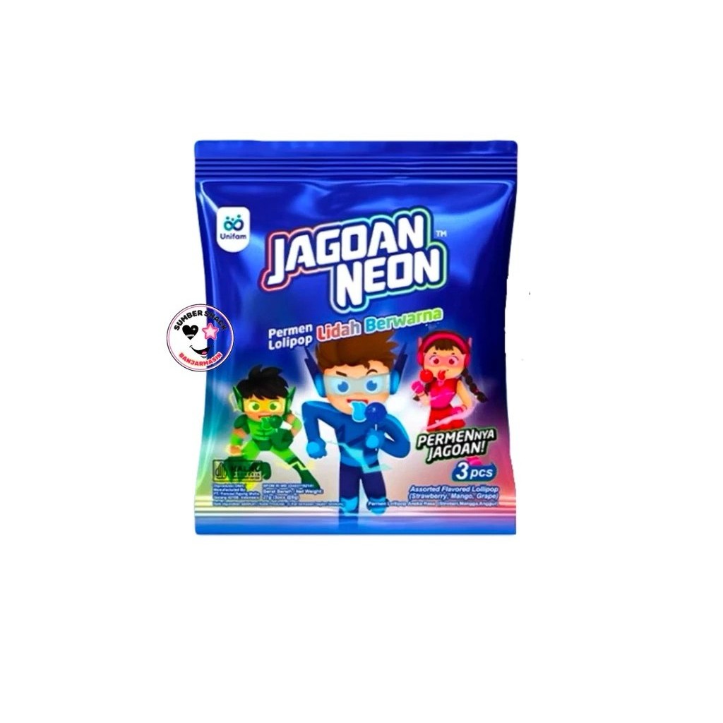 

JAGOAN NEON PERMEN LOLIPOP 27GR X 3PCS