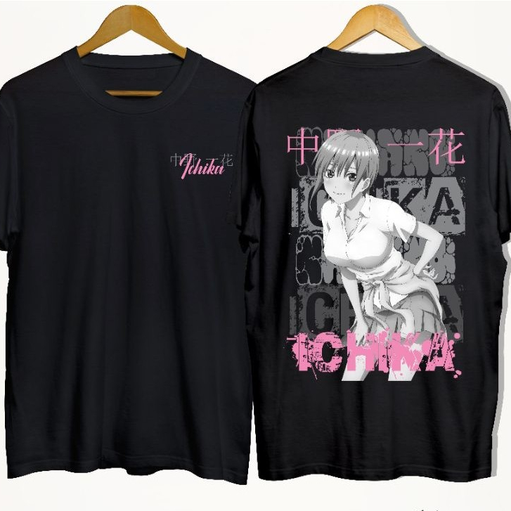 Kaos Ichika Bahan Cotton Combed 24s