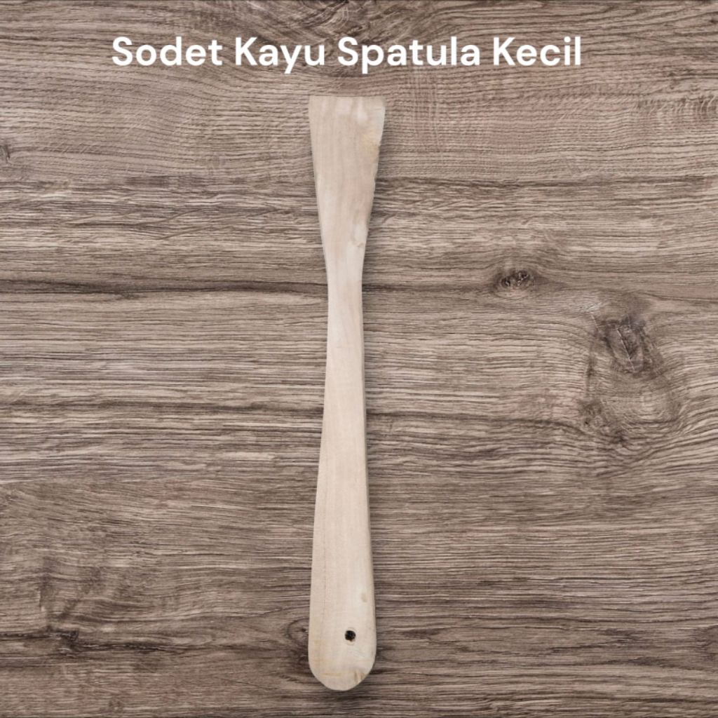 Sodet Kayu Spatula Kecil