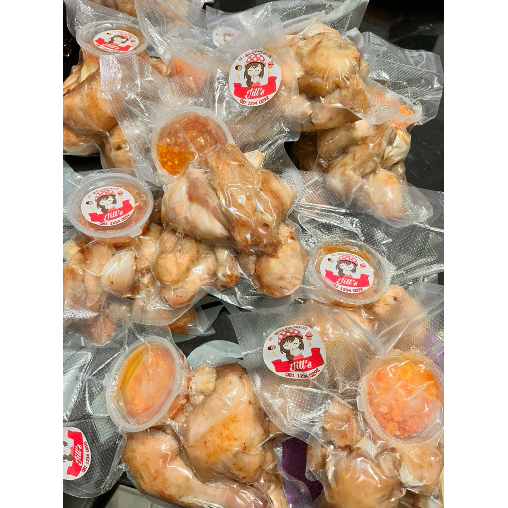 

Ayam garlic sambel bawang kemasan vacum