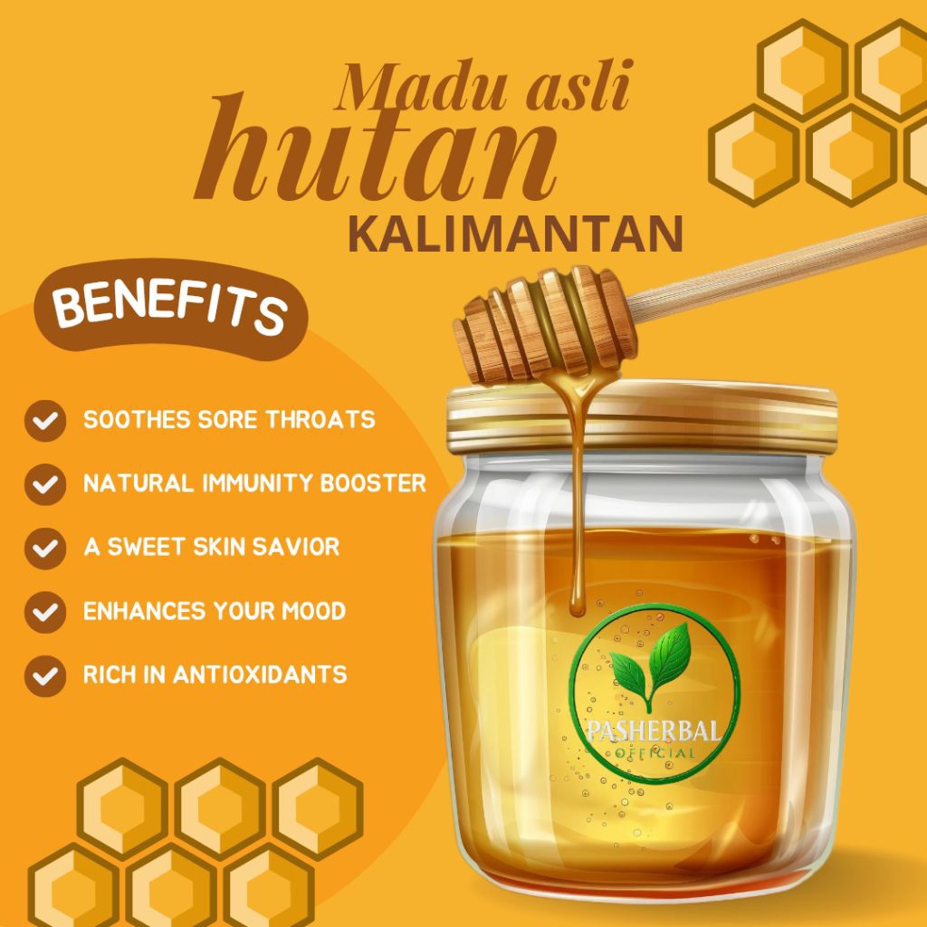 

Madu LEBAH Hutan Kalimantan 100% asli borneo JERIGEN 250 ML DAN 500 ML