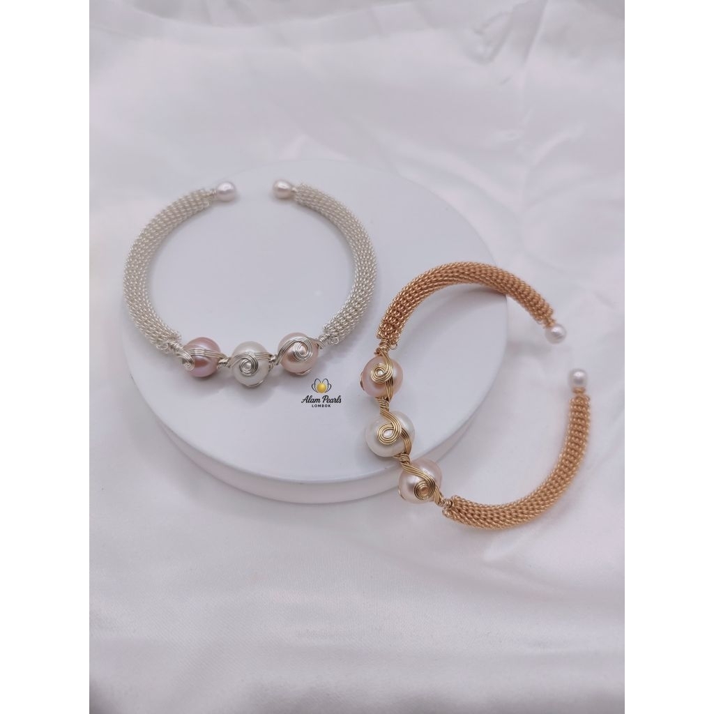 gelang Bangle mutiara tawar