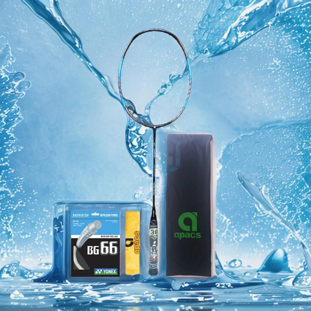 Raket Apacs Z Ziggler 38 Lbs Bonus Komplit Raket Badminton Apacs Z Ziggler