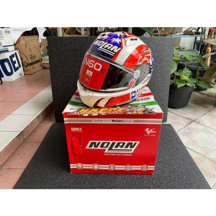 NOLAN N606 GEMINI REPLICA CASEY STONER 50 N60-6 METAL WHITE