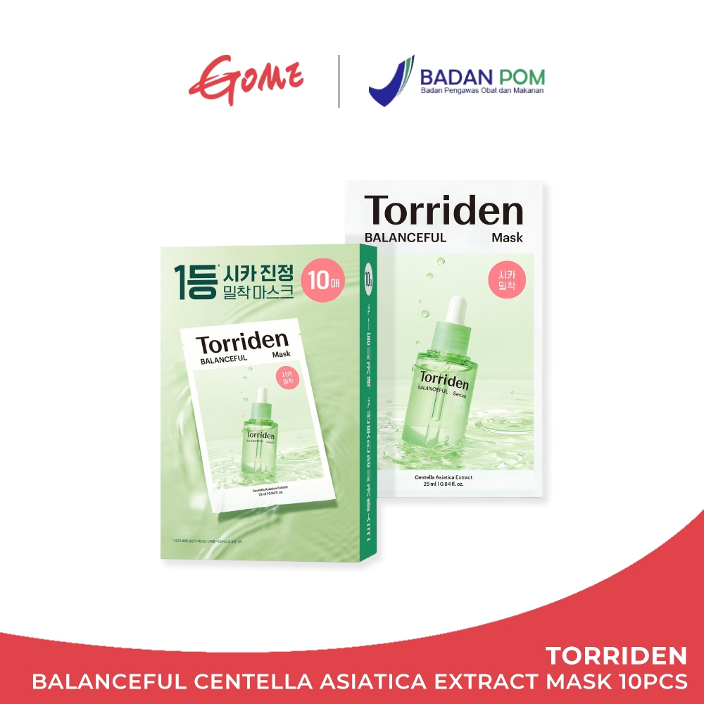 Torriden Balanceful Centella Asiatica Extract Mask 10pcs, Torriden Official Store, Torriden Sheet Ma