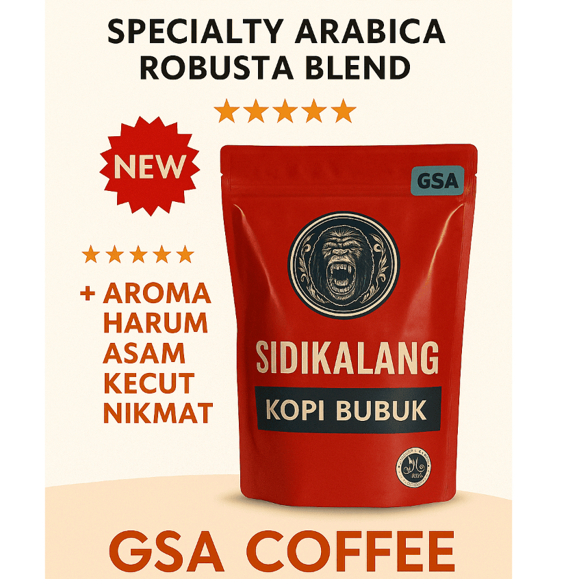 

Kopi Arabica Super Sidikalang Specialty 1Kg – Fresh Roast Harum Asam Kecut & Murni
