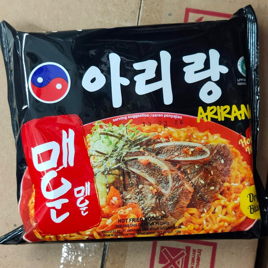 

Arirang Extra Hot Fried Noodle 130gr Mie Instan Goreng Pedas