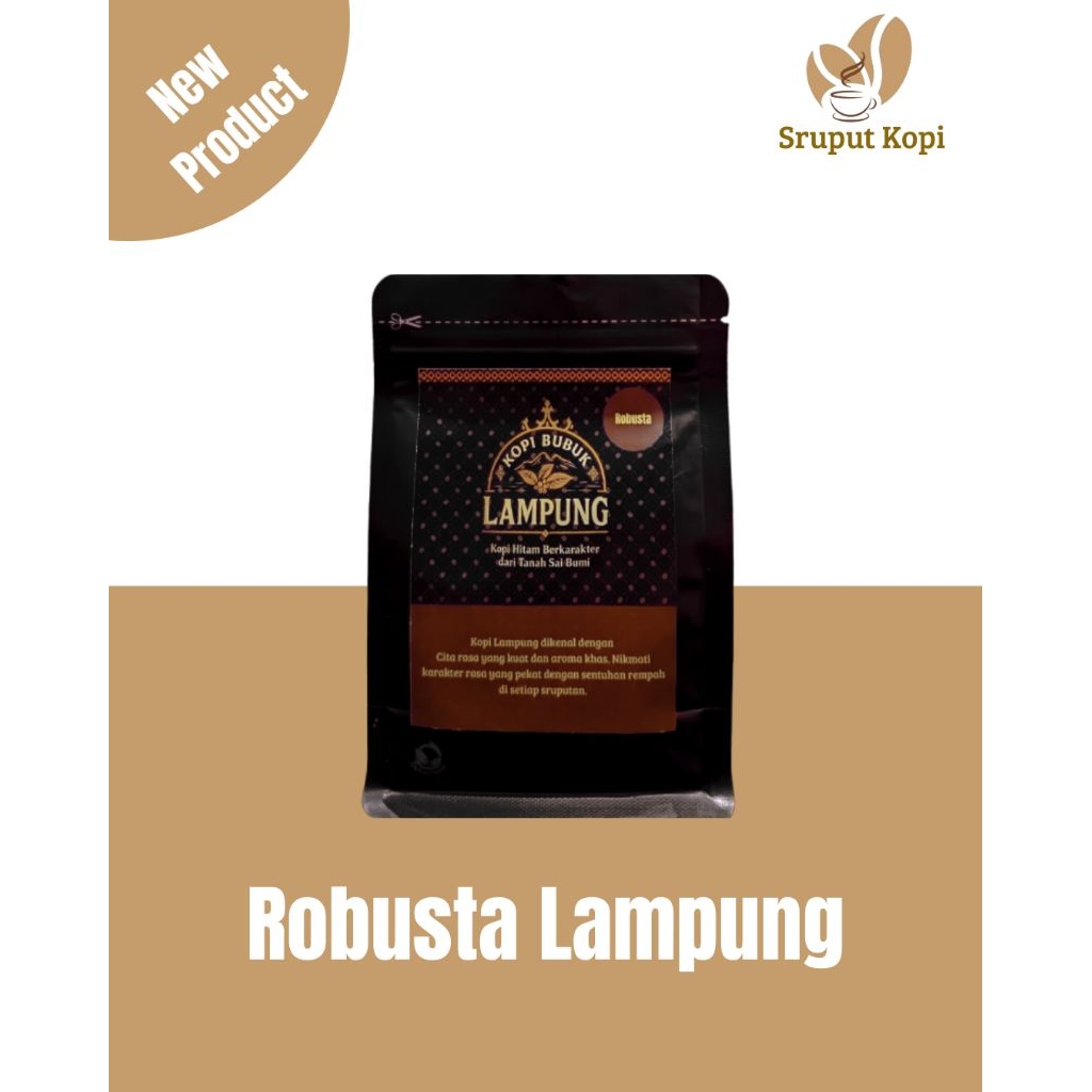 

Kopi Bubuk Robusta Lampung | 100 gram