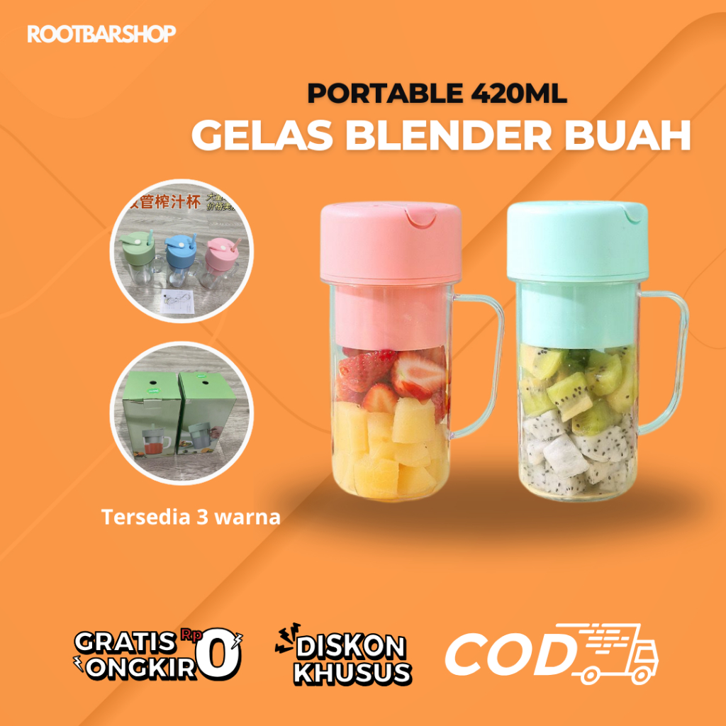 Crusher Juicer - Mini Juicer Cup - Blender Gelas Portable Serbaguna