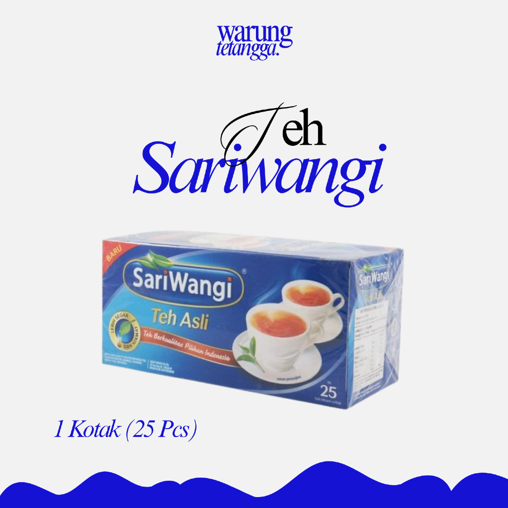 

TEH CELUP SARIWANGI 1 KOTAK ISI 25