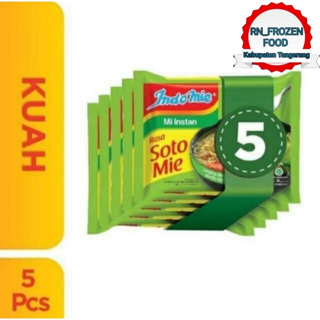 

INDOMIE RASA SOTO MIE | 1 BANDED ISI 5 PACK