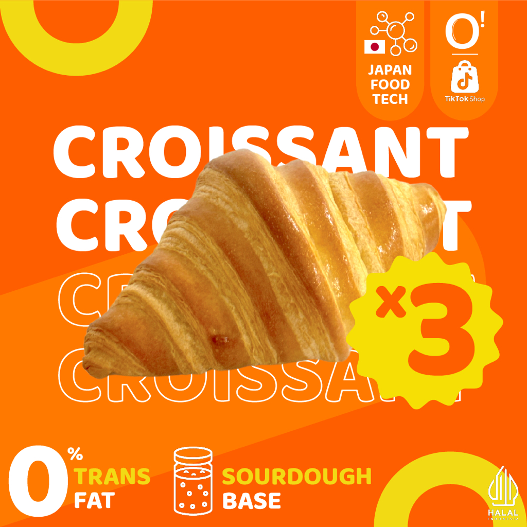 

[HALAL] CROISSANT PLAIN ISI 3 [ PROMO AMBYAR ] - ORU INDONESIA SARI