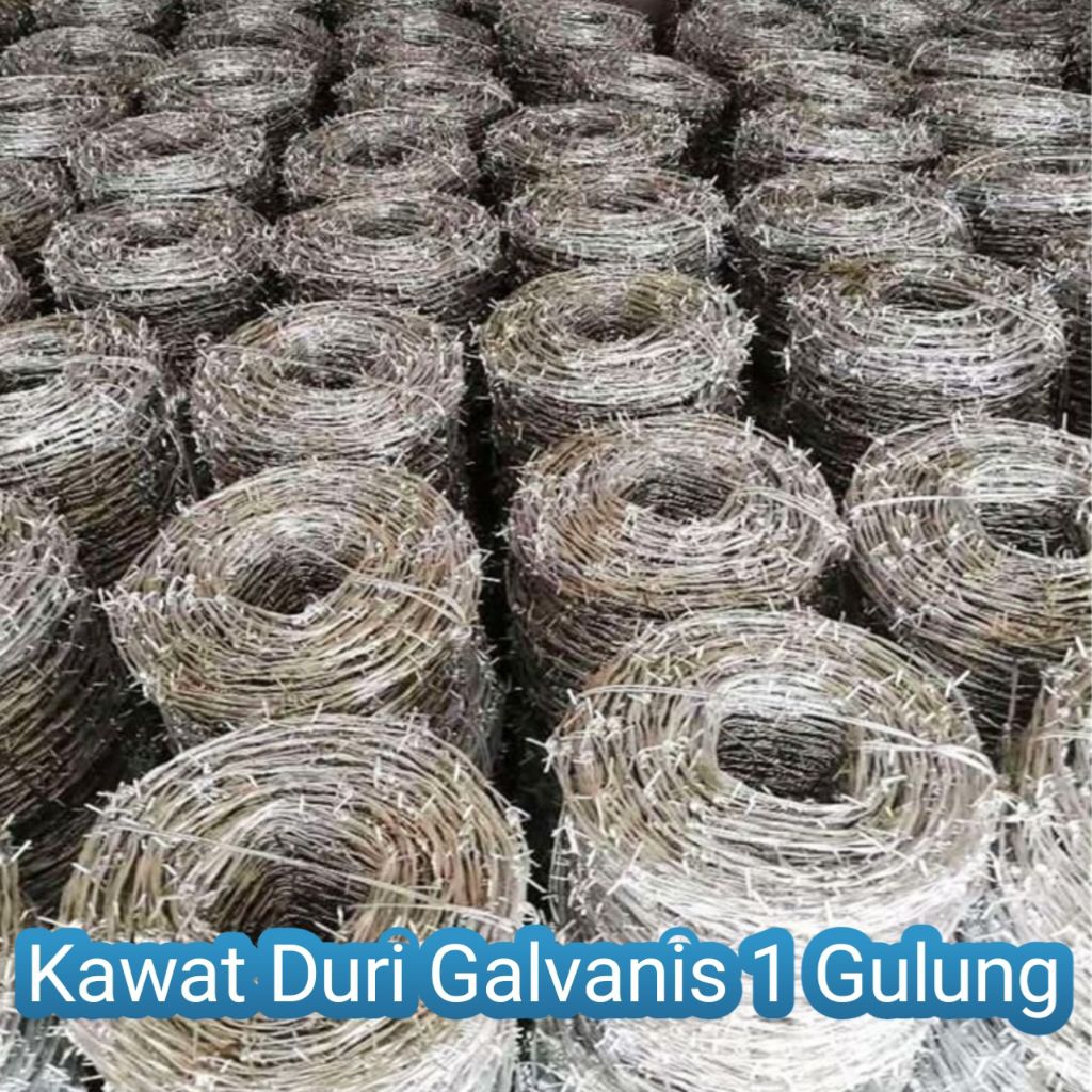Kawat Duri Galvanis 1 Roll Hot Dip