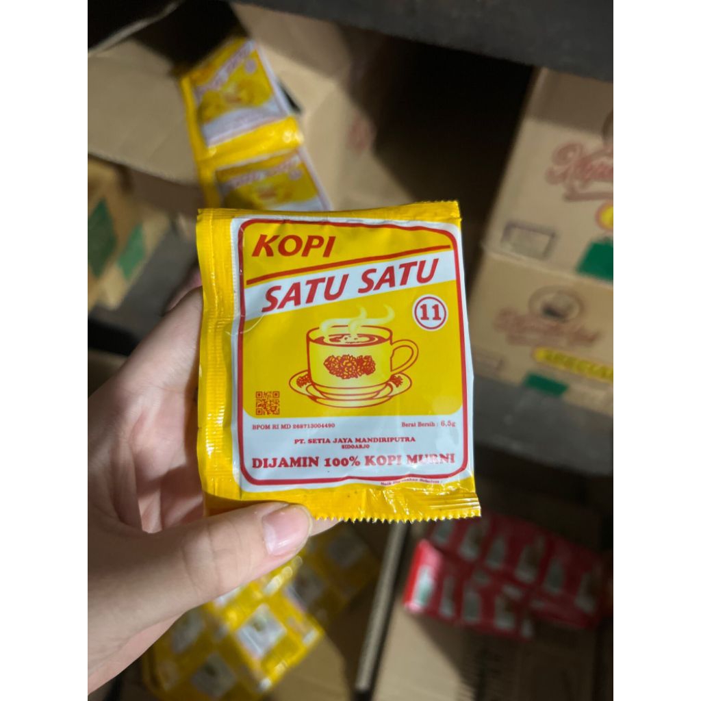 

KOPI SATU SATU 6,5 gram | KARDUS / KARTON | 20rcg