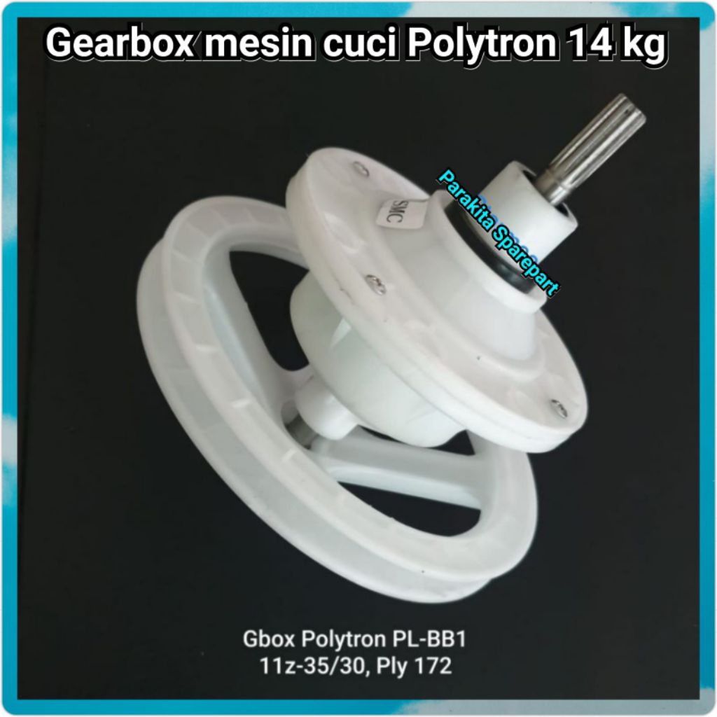 Gearbox mesin cuci Polytron 14 kg