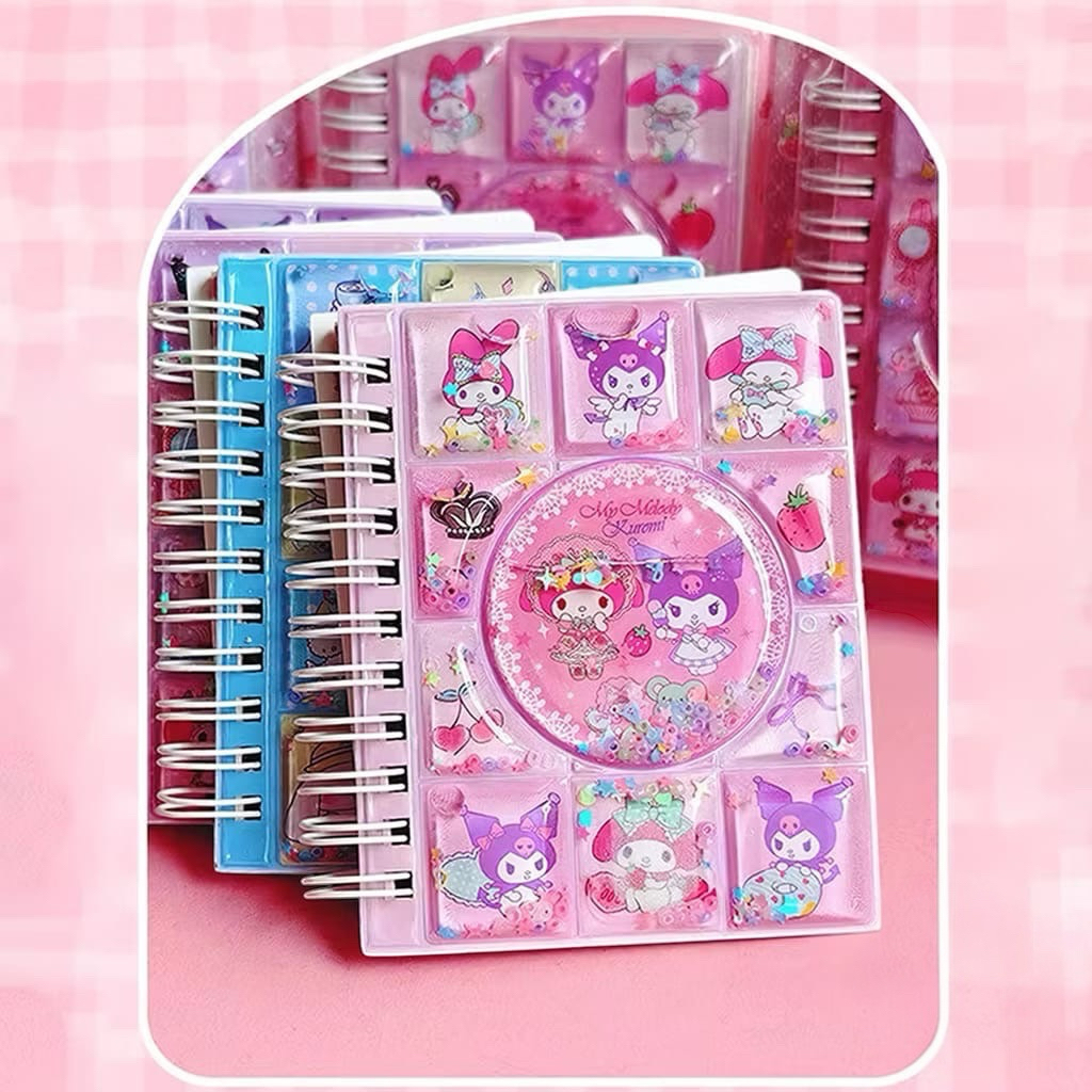 

Note Book Ring 3D Sticker Karakter Kuromi Mdelody Murah.99_