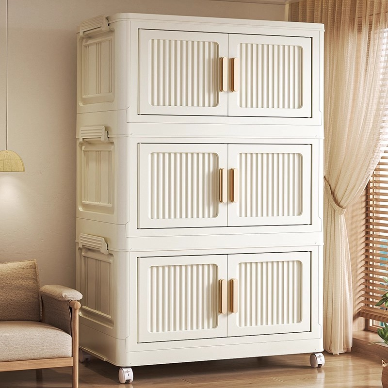 PURENESS  Lemari Plastik Susun Jumbo Wardrobe Storage Lemari Lipat Plastik Susun Lemari Plastik Baju