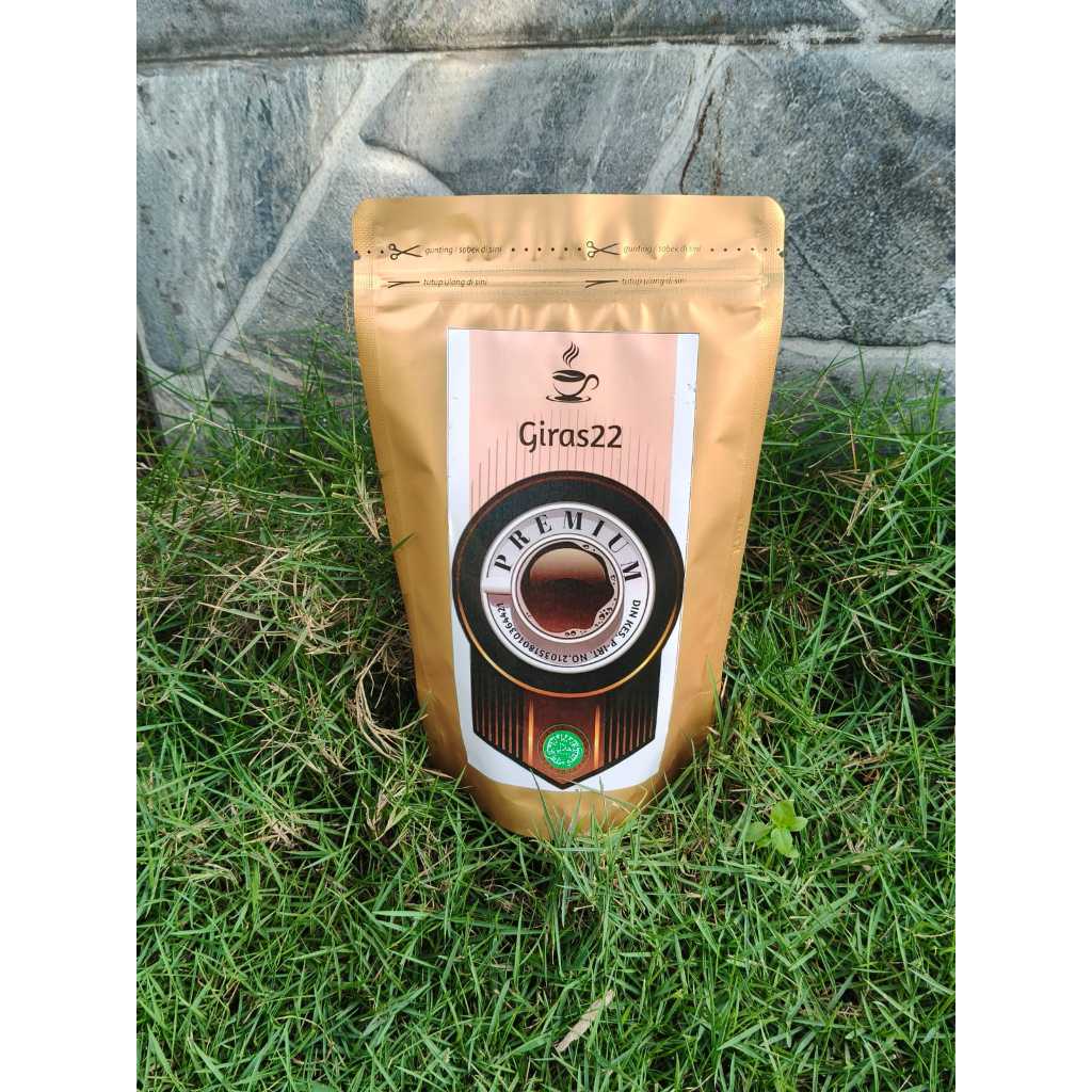 

1 kg kopi bubuk premium gold berkualitas GIRAS 22 dijamin HALAL 100%